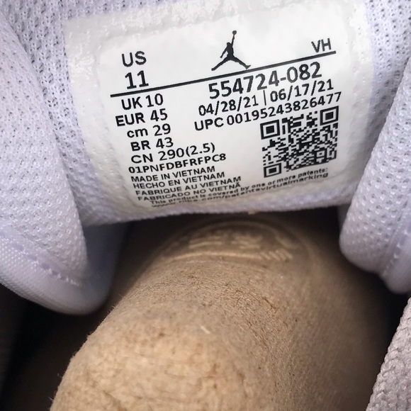 Air Jordan 1 Mid Linen (2021) Size 10 & 11 - Picture 9 of 10